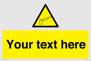 Custom warning barrier